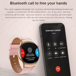 Xiaomi 2024 New Watch For GT4 Mini Smart Watch Women AMOLED NFC GPS Heart Rate Clock BT Call IP68 Waterproof Lady Smartwatch+Box