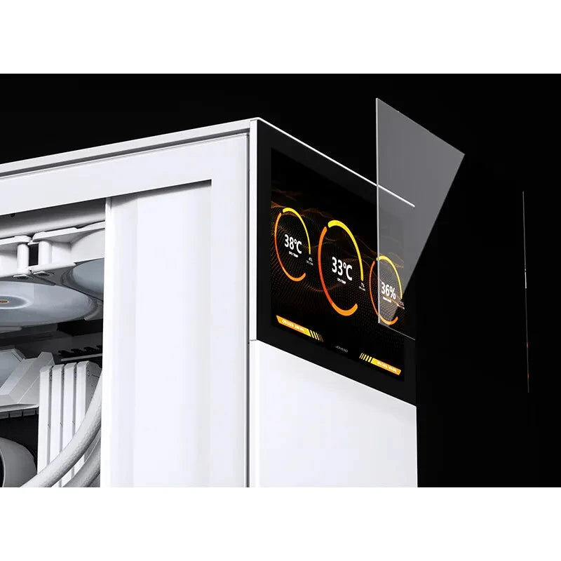 JONSBO DS8 chassis secondary screen black/white, 8-inch 16:10, same brand D31/D41 chassis external desktop screen