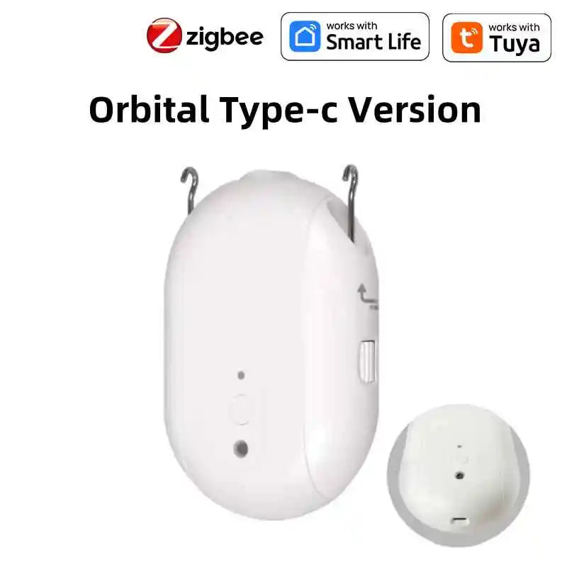 RSH Zigbee Tuya Smart Electric Curtain Robot Timing Auto Opener Closer Light Sensor App Remote Control Support Alexa GoogleHome
