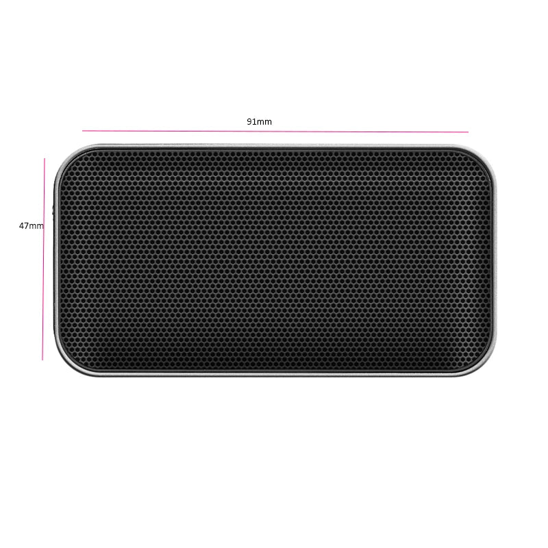 AEC Portable Wireless Bluetooth Speaker Mini Style Pocket-sized Music Sound Box with Microphone Support TF Card