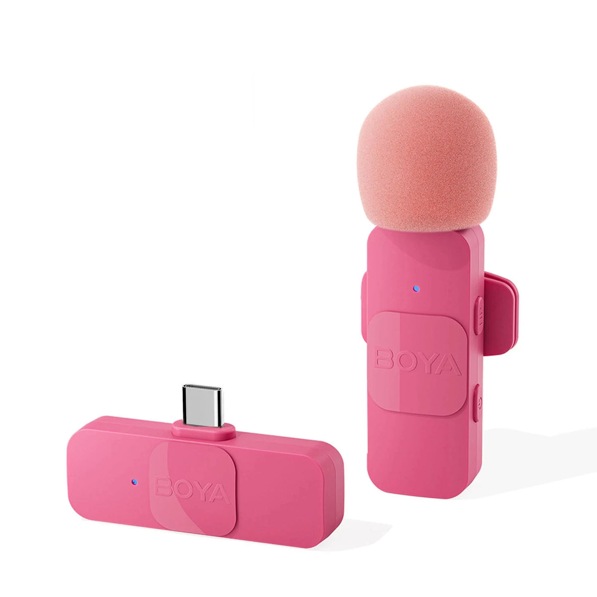 BOYA BY-V1-P Wireless Lavalier Lapel Microphone for iPhone Android Type-C Smartphone Youtube Video Recording Live Streaming Vlog