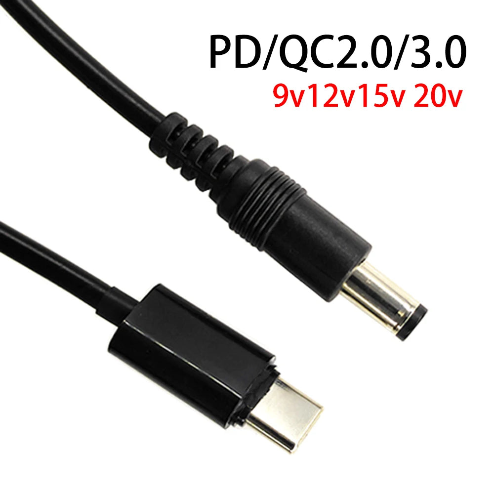 TYPE-C to DC5.5-2.1/2.5 Transfer Wiring - Stereotech