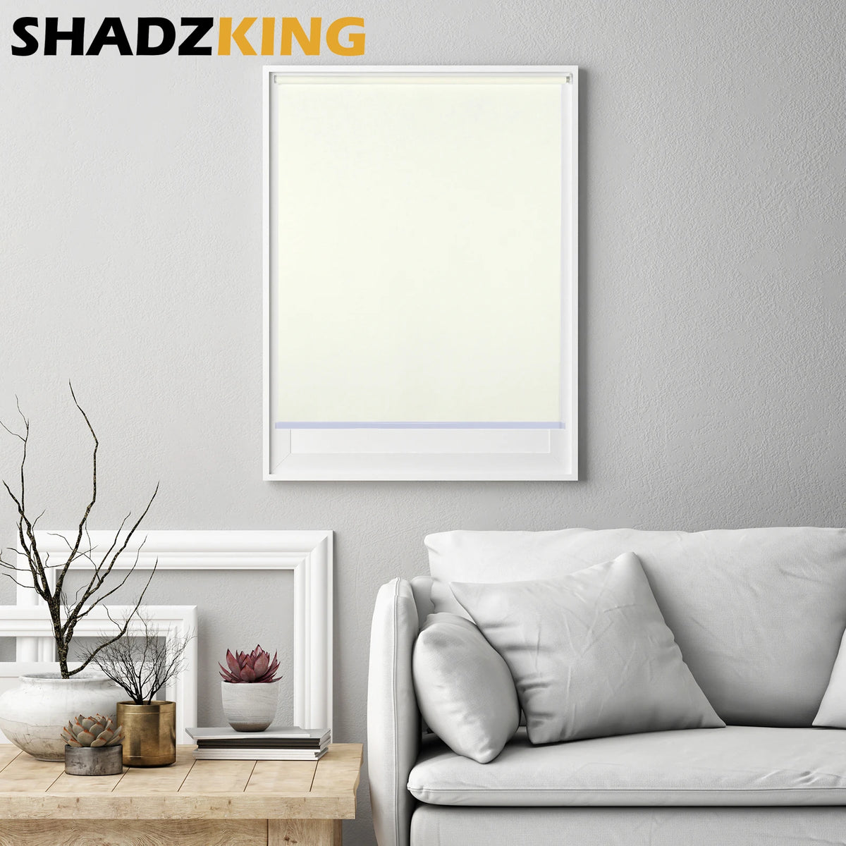Shadzking Luxury Roller Blinds for Windows Motorized Electric Roller Shades Wifi Motor Alexa Google Window Blinds for Smart Home