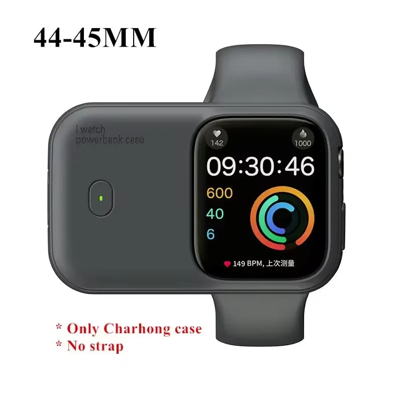 Portable Wireless Charger 1200mAh Power Bank Device For Apple Watch 8 7 6 5 4 SE Ultra for iWatch Fast Charging case