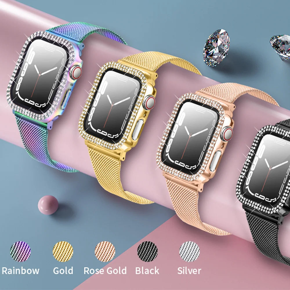 Glass cover for apple watch series 4 sales