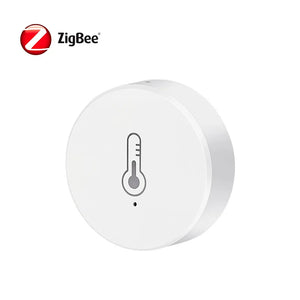Tuya Smart ZigBee Temperature And Humidity Sensor Battery Powered Indoor Mini Hygrometer Work With Alexa Google Home