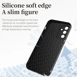 Luxury Leather Texture Silicone Case for Samsung Galaxy A15 A25 A35 A55 A05 A05S 5G SheepSkin Back Cover