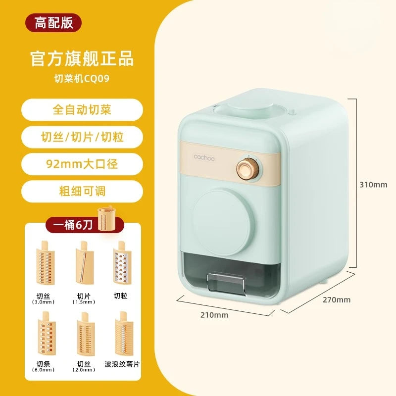 Electric Slicer Machine 220V Vegetable Cutter Automatic Multi-function Household Vegetables Sliced