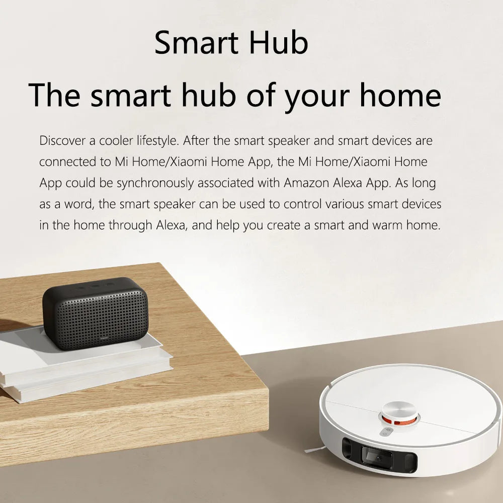 Xiaomi Smart Speaker Lite Global Version Smart Hub AI Speaker 1.75&quot;  Bluetooth Wifi Built in Alexa Works With Mi Home App