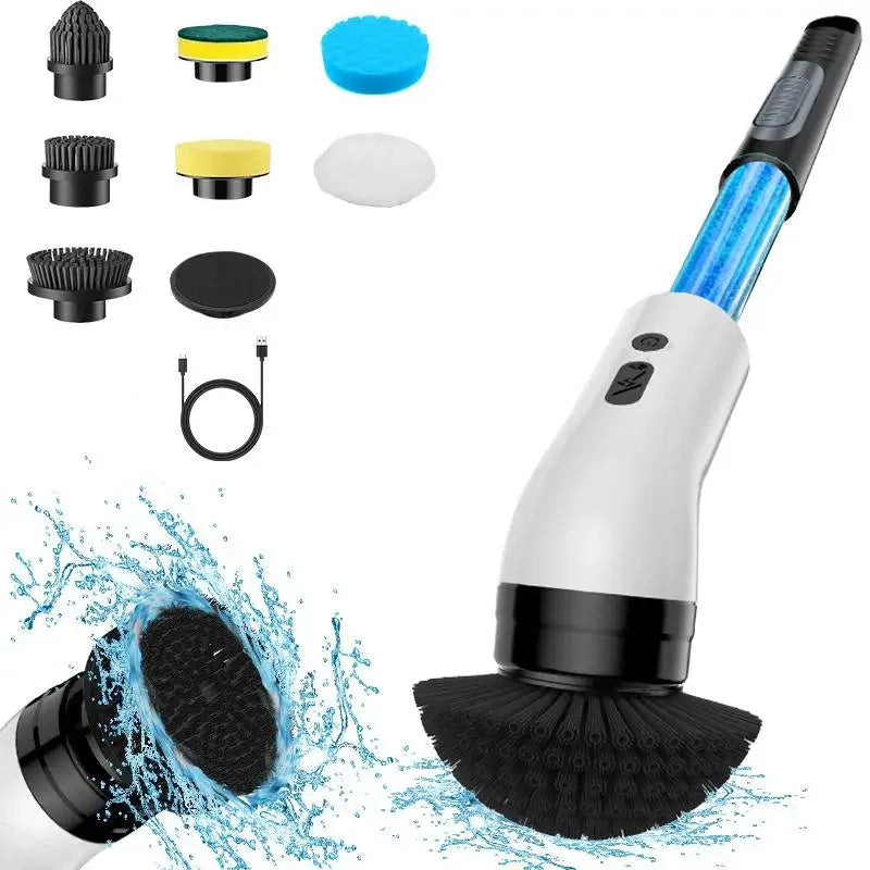 Xiaomi 9-in-1 Wireless Electric Cleaning Brush Multifunctional Rechargeable Bathroom Automatic Rotating Cleaning Machine Home