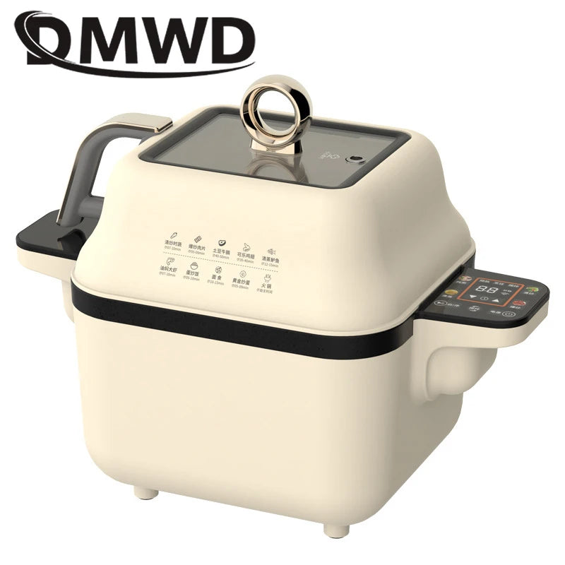 Multifuncation Intelligent Automatic Stir-fry Meal Cooking Pot Robot Rice Cooker Food Steamer Soup Stew Heater Frying Hotpot Wok - Stereotech