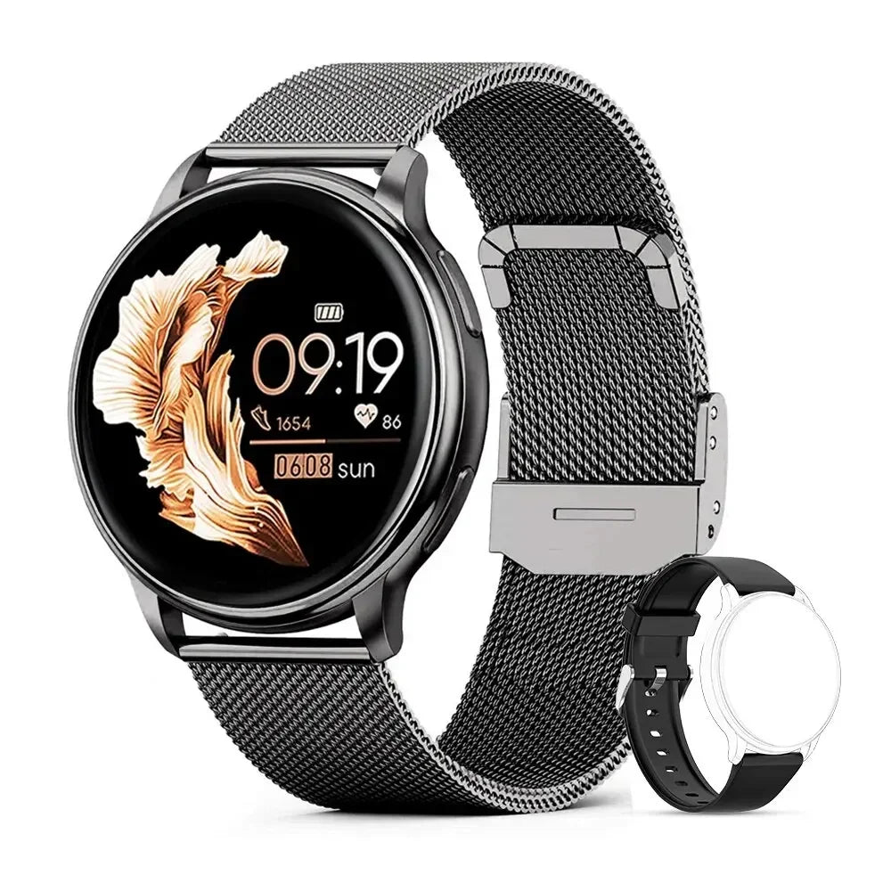 Xiaomi Bluetooth Call Smart Watch Women Steel Watches Men Sports Fitness Tracker Heart Rate Smartwatch For Android IOS G35