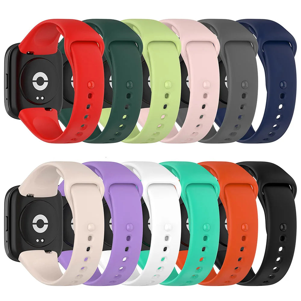 Silicone Strap For Redmi Watch 3 Active/Lite Bracelet Watchband +