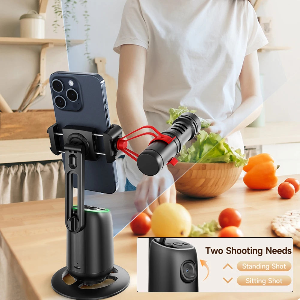 Mobile Gimbals Stabilizer For Smartphones Fully Automatic Tracking Gimbals For Streaming Video - Stereotech