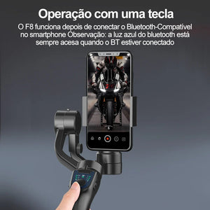 F8 Handheld 3-Axis Gimbal Phone Holder Anti Shake Video Record Stabilizer for HUAWEI Xiaomi iPhone Smartphone Gimbal Stabilizer - Stereotech