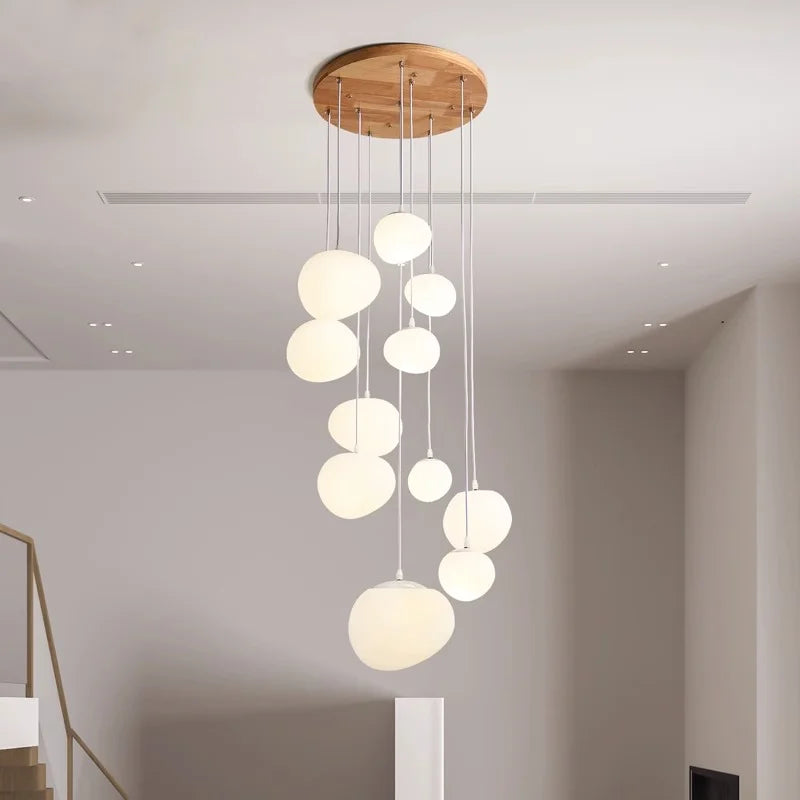 Modern stair chandelier Pendant lights indoor lighting Ceiling lamp hanging light led Chandeliers for living room indoor lightin