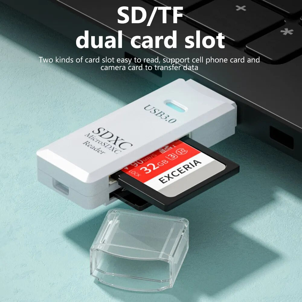 2 IN 1 USB 3.0 Micro Card Reader - Stereotech
