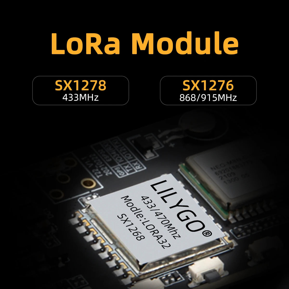 LILYGO® Meshtastic T-Beam ESP32 Module LoRa Development Board Support WiFi Bluetooth GPS Battery OLED LoRaWAN 433/868/915MHz