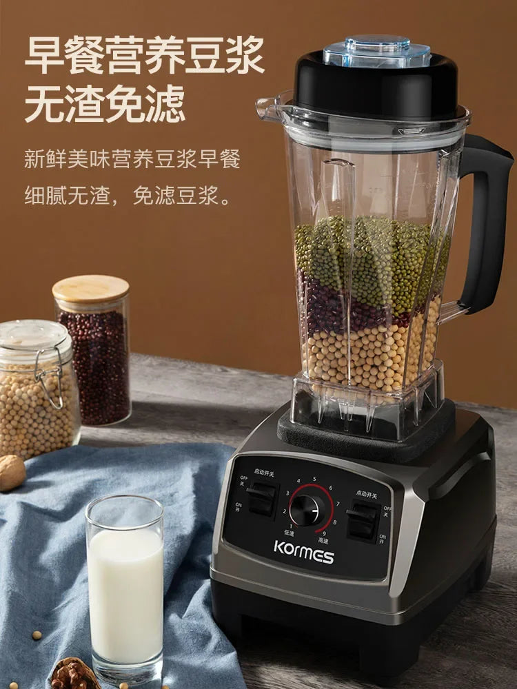 2200W Heavy Duty Commercial Blender Fruit Blender Food Processor Smoothie Blender High Power Juicer Crusher 220V