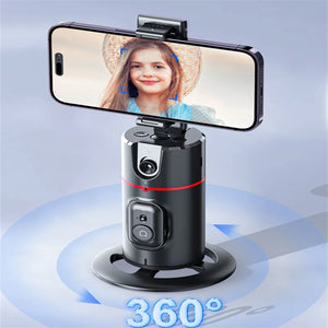 COOL DIER 2024 New 360 Rotation Gimbal Stabilizer Desktop AI Automatic Tracking gimbal With Remote shutter For Smartphone Tiktok - Stereotech