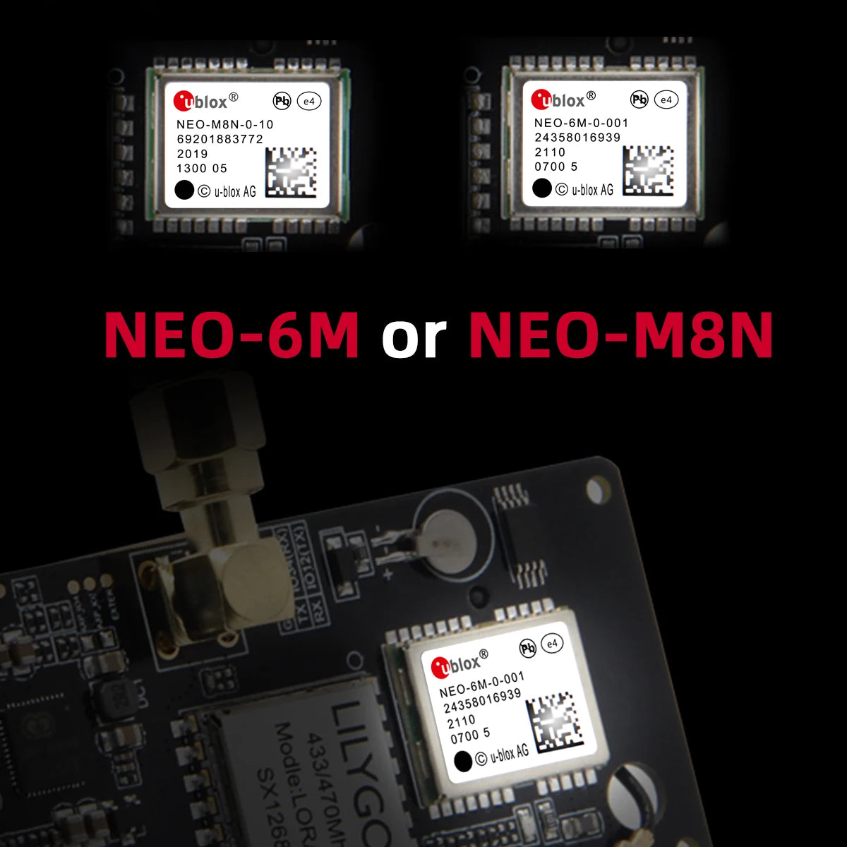 LILYGO® TTGO T-Beam ESP32 LoRa Development Board 433MHz 868MHz 915MHz 923MHz SX1278 SX1262 SX1276 GPS Module NEO-6M GNSS NEO-M8M