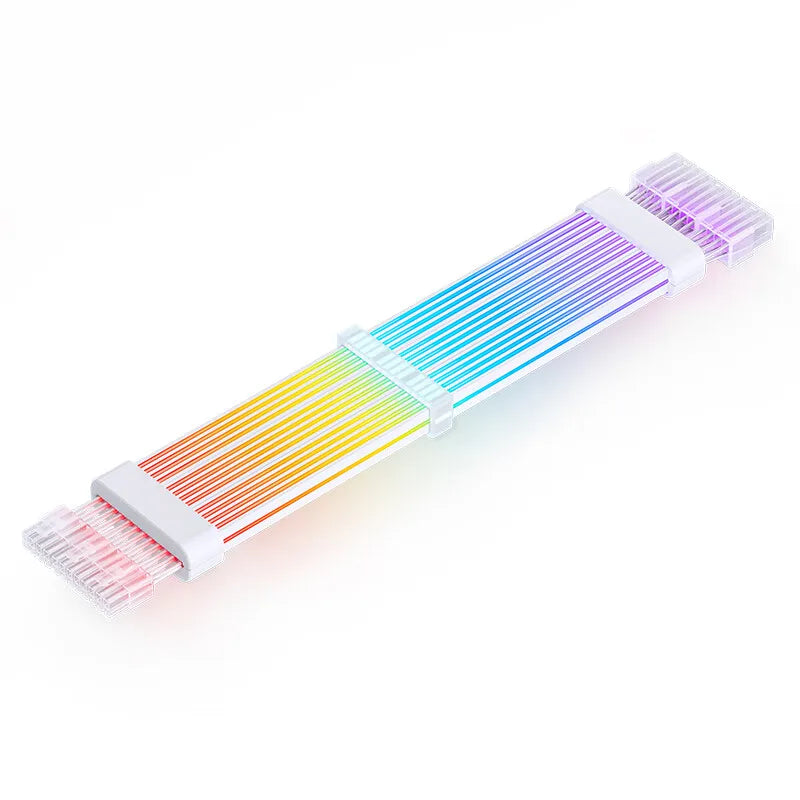 Jonsbo DY-2 Power Cable 24Pin Motherboard Power Supply 5V ARGB Luminous Extension Cable 12+4P 2*8P 3*8P LED Extension Cable