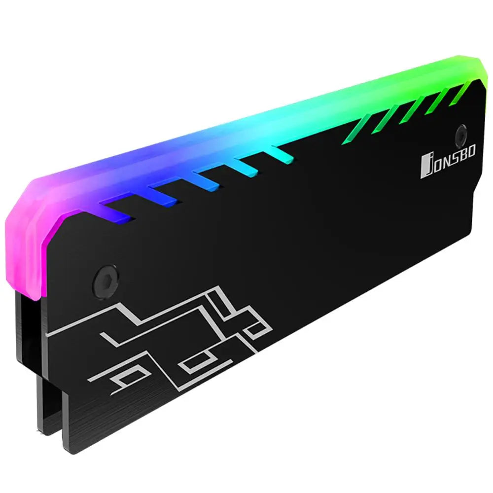 JONSBO DDR Memory ram heatsink ram rgb DDR3 DDR4 Memory Cooling Heatsink Cooler RAM Radiator for Desktop PC Computer colorful