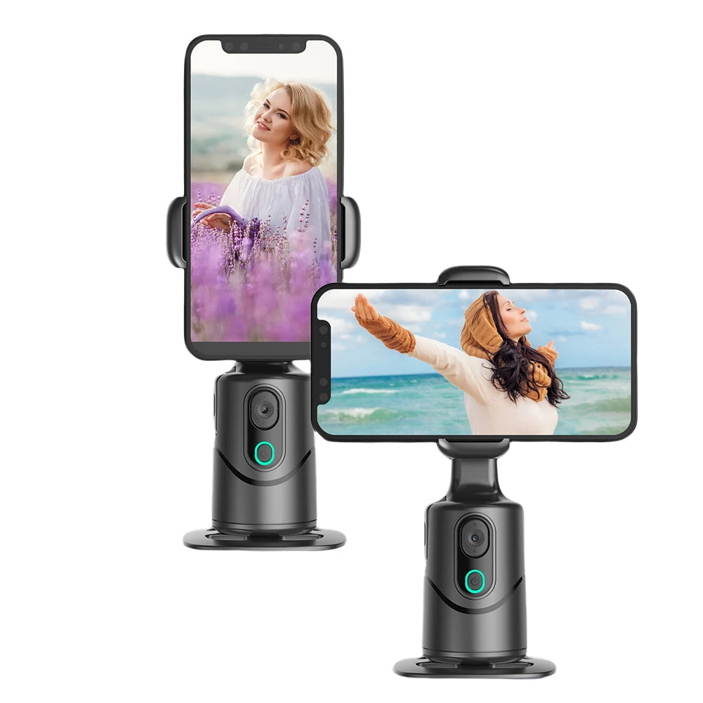 Auto Face Tracking Tripod Gesture Control Auto Tracking Phone Holder Follow-up Gimbal Stabilizer for Tiktok Live Video Recording - Stereotech