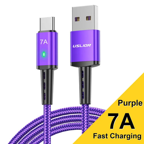 USLION 7A Fast USB C Cable - Stereotech