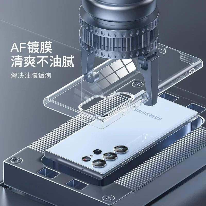 High Transparent Phone Cases for Samsung Galaxy S24 Plus Ultra Soft Back Cover SamsungS24 S24Plus S24Ultra Clear Waterproof Bags