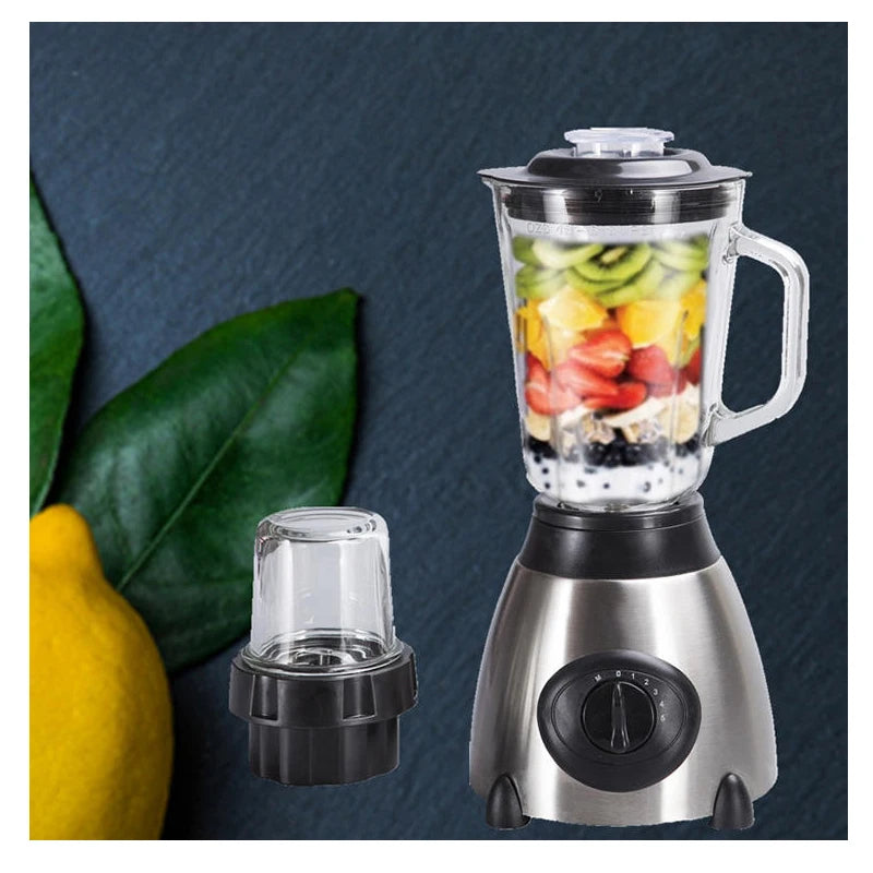 【Upgrade PC】2 in 1 Coffee Grender 500W Fruit Mixer Juicer Food Processor Ice Smoothies Blender High Power Juice maker Crusher