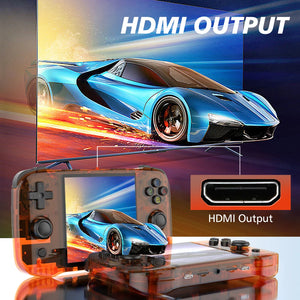 BOYHOM R46S Retro Handheld Video Game Console Linux System 4.0inch IPS Screen Portable Handheld Video Player Best Children gift