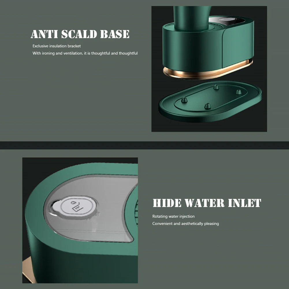 Professional Mini Steam Iron Handheld Portable Garment Steamer Dry Wet Clothes Ironing Machine Home Travel Electric Steam Iron - Stereotech