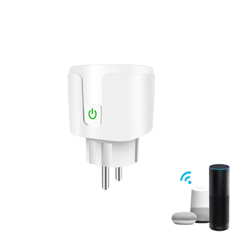 20A Tuya WiFi EU Smart Plug with Power Monitor - Stereotech