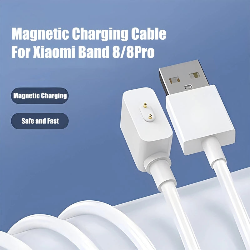 Charger For Xiaomi Smart Band 9 8 Pro 8 Active 7Pro 7 6 NFC 5 Mi Smart Band 4 3 2 Bracelet USB Dock Magnetic Charging Cable