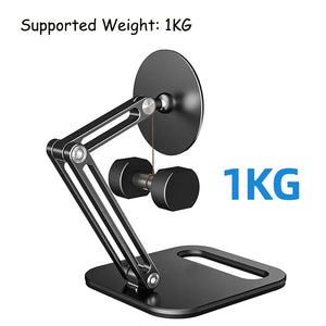 Metal Magnetic Tablet Stand Holder Pad Folddable Support for iPad Air Pro 12 Mini Xiaomi Samsung Accessories