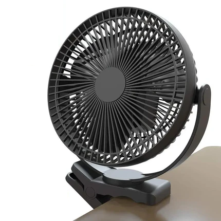 8-Inch Rechargeable 10000mAh Battery Operated Clip on Fan，Air Circulating USB Fan，for Home Office Car Outdoor Travel Treadmill - Stereotech