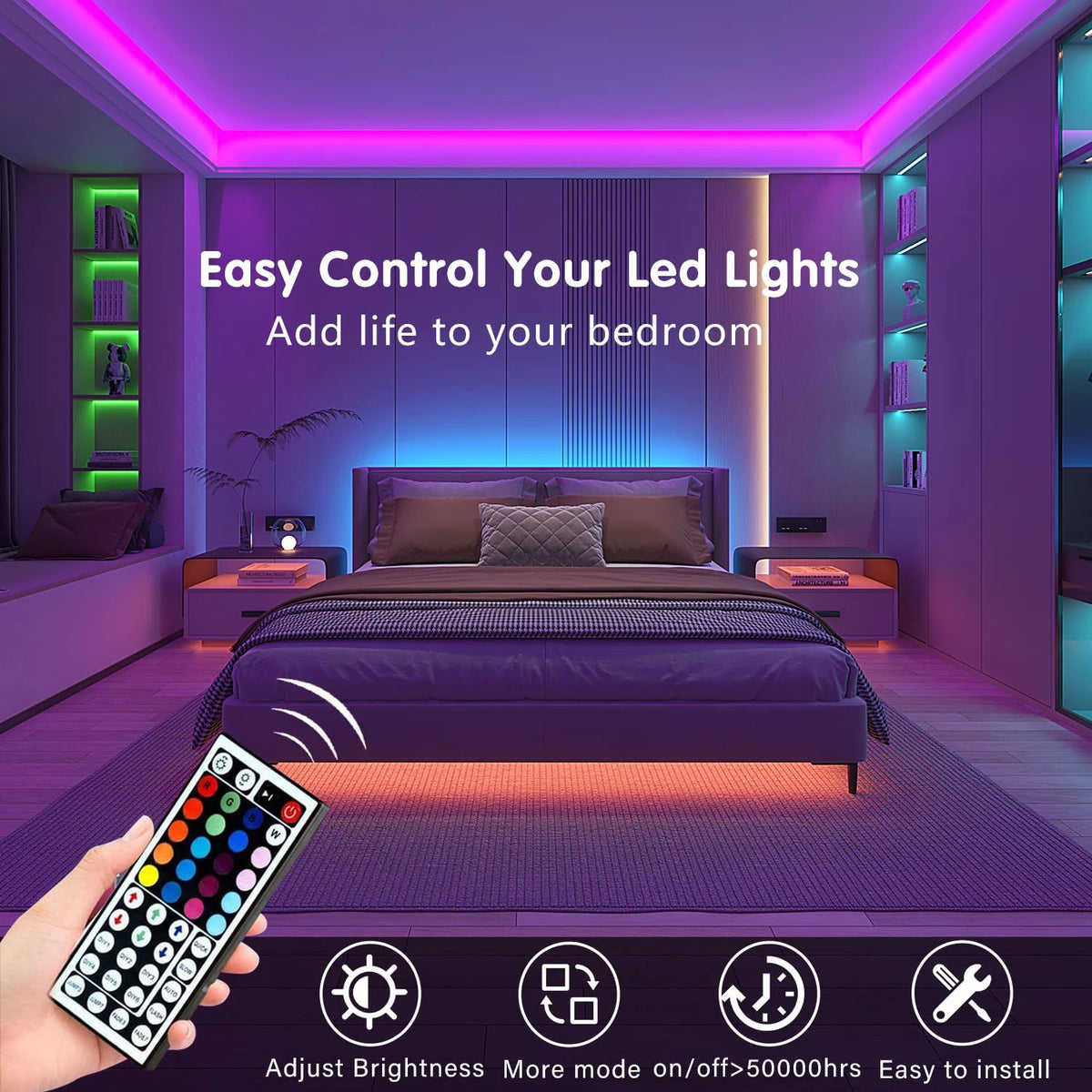 RGB LED Strip Lights - Stereotech