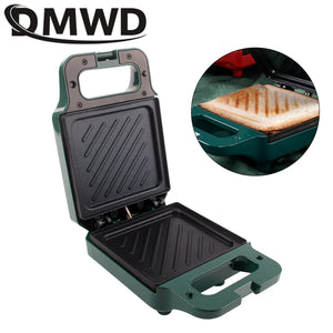DMWD Bread Sandwich Maker Mini Light Food Waffle Muffin Breakfast Machine Egg Omelette Pan Pressure Toaster Grill Panini Oven - Stereotech