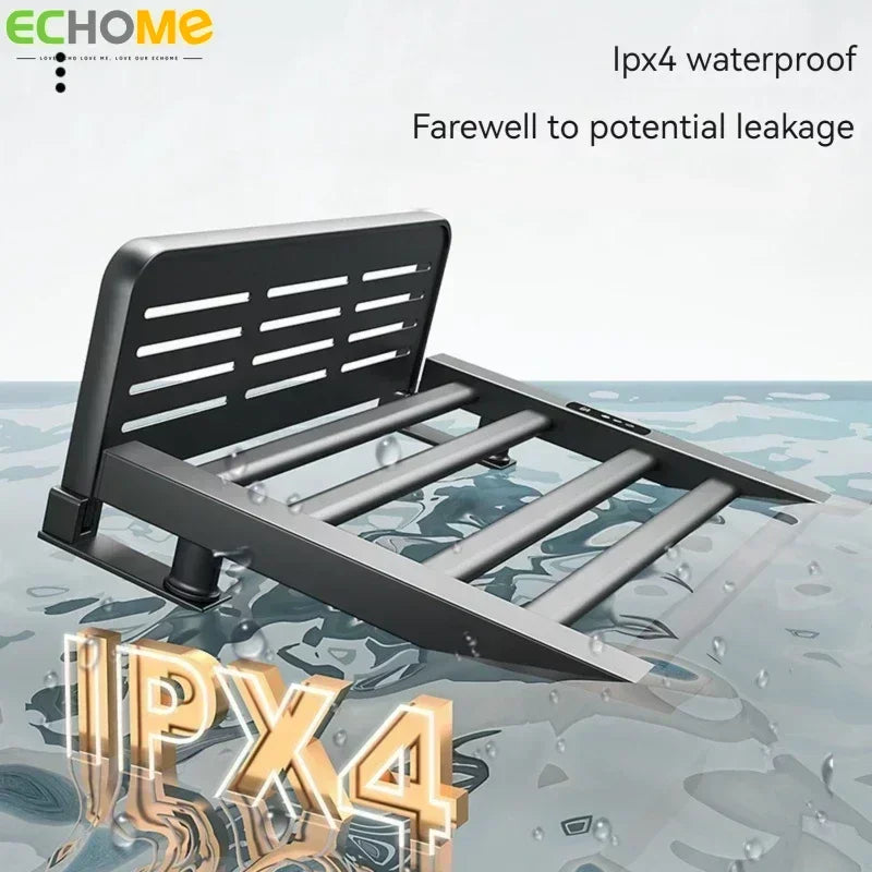 Intelligent Electric Heated Towel Rack Wifi Bathroom Sterilization Towel Drying Rack Household Towel Warmer Bathroom Accessories - Stereotech