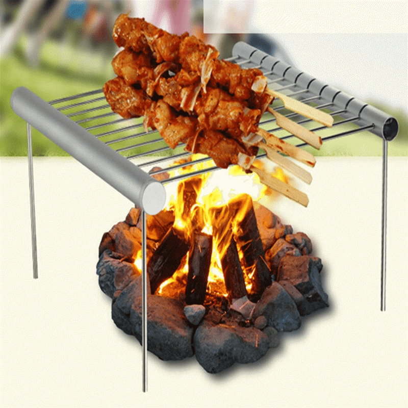 Hot Mini Pocket BBQ Grill Portable Stainless Steel BBQ Grill Folding BBQ Grill Barbecue Accessories For Home Park Use 2 - Stereotech