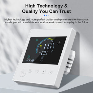 GIRIER Smart WiFi Thermostat for Electric Heating Water/Gas Boiler Programmable Temperature Controller Works Alexa Hey Google