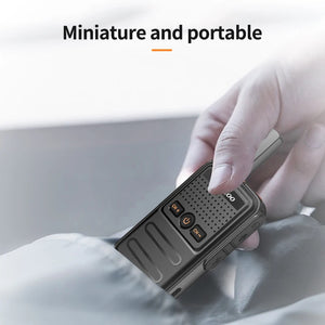 UNIKOO UK228 Walkie Talkie 2 pcs Mini Size Portable Handheld Radio Wireless Set Twol Way Radio Station Comunicador Transceiver