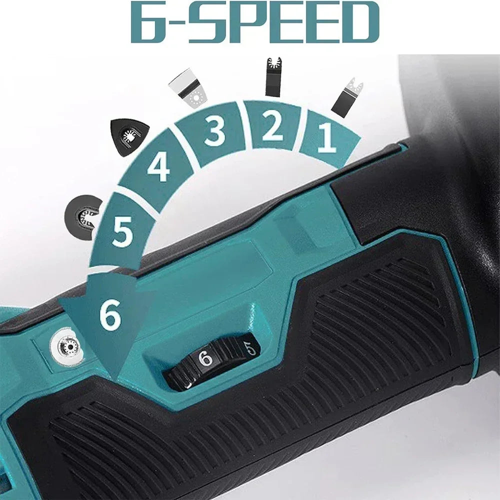 Brushless Electric Oscillating Multifunction Tool Wireless Woodworking Cutting Variable Speed Trimmer Saw For Makita 18v Battery