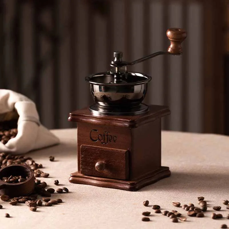 Classical Retro Manual Coffee Bean Grinder - Stereotech
