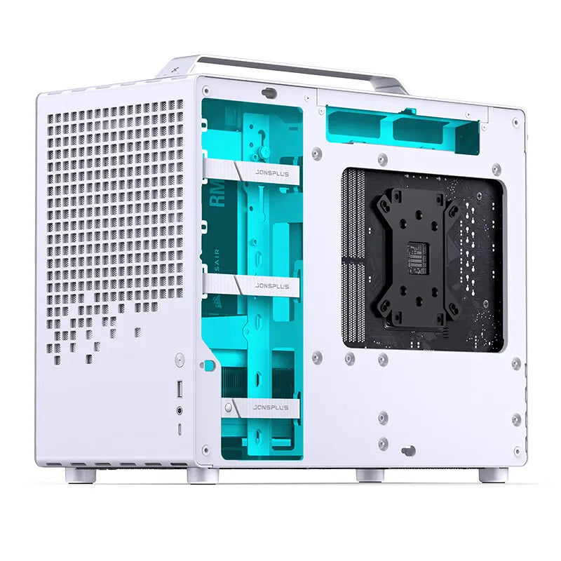 JONSBO Z20 White Black MATX ATX Chassis 20L Detachable Handle PC Case 163mm Air-Cooled Graphics Card Type-C Desktop 컴퓨터 케이스 Case