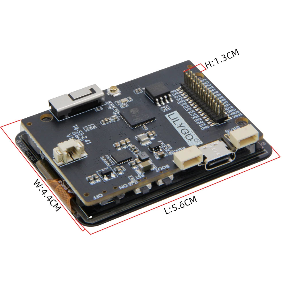 LILYGO® T4-S3 ESP32-S3 2.41 inch AMOLED Touch Display Development Board RGB Screen Dual-Core LX7 Microprocessor WIFI Bluetooth