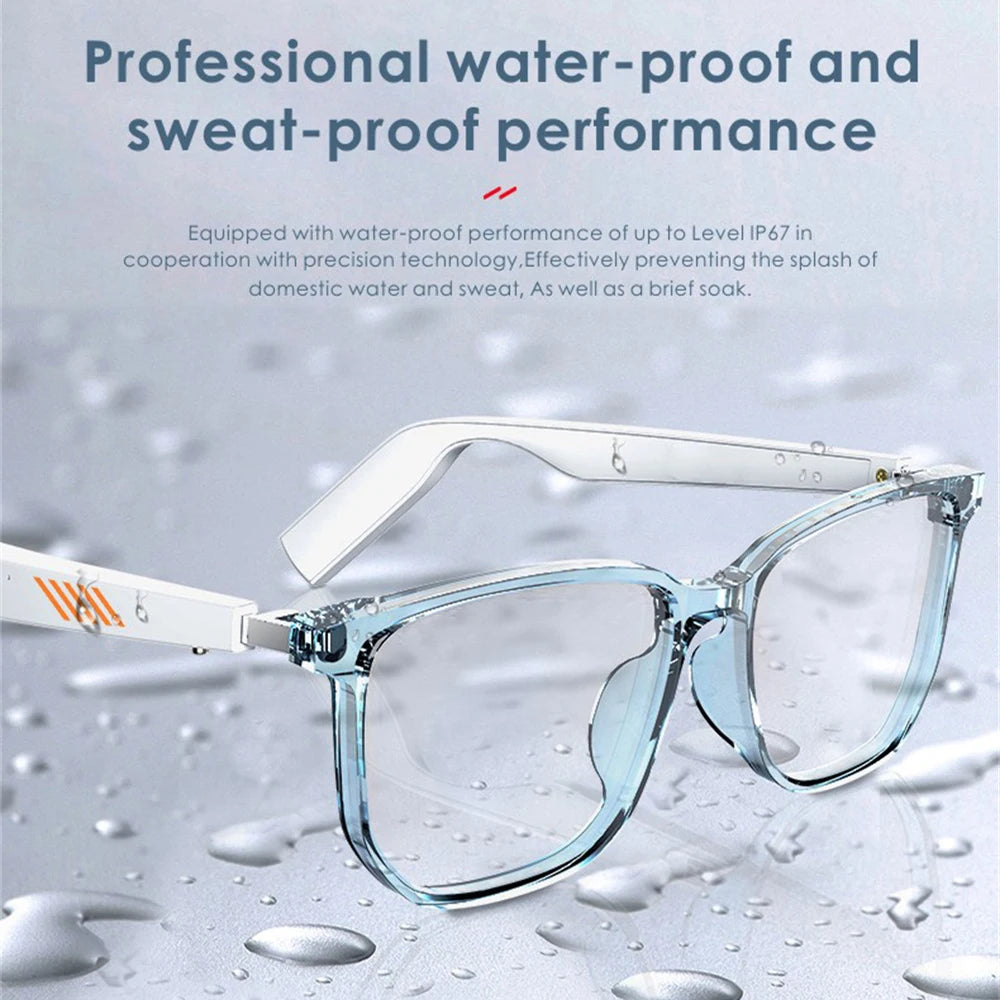 Smart Anti-Blue Light Bluetooth Glasses Stereo Sound Wireless Bluetooth Headset for Driving Working Gaming Hands-free Call