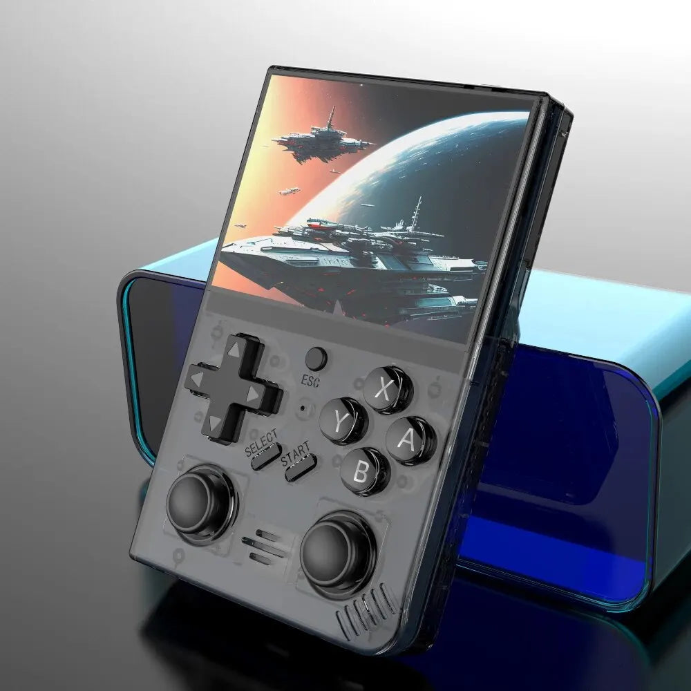 BOYHOM R35PlUS Retro Handheld Game Console 3.5 Inch Video Game Console Linux System Double Joystick Portable Pocket Video Player