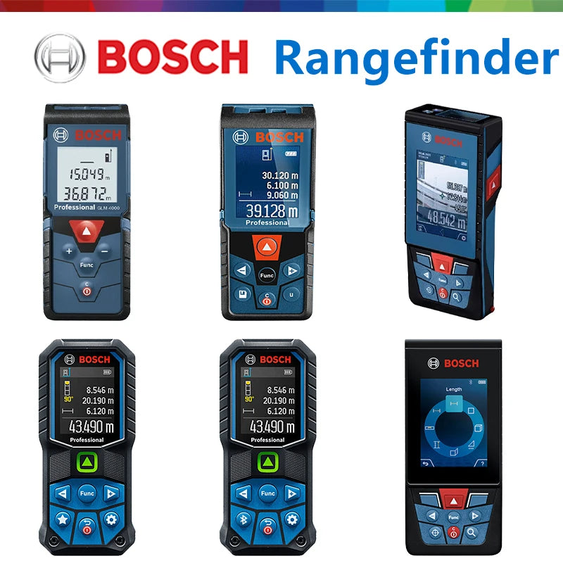 Bosch Professional Laser Measure Instrument GLM 50M Laser Rangefinder Waterproof Dustproof Bluetooth Electronic Measuring Rule